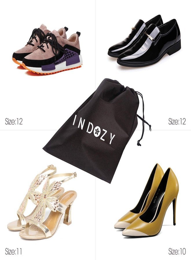 INDOZY Non Woven Travel Shoe Cover, String Bag Organizer for Shoes (IND-SB-BLP12) - Image 4